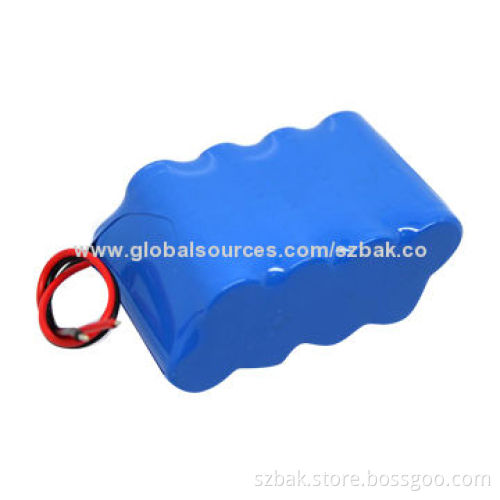 OEM 18650 3.6 V Lithium-ion Battery Pack, Nominal 2.2Ah, Eco-friendly series